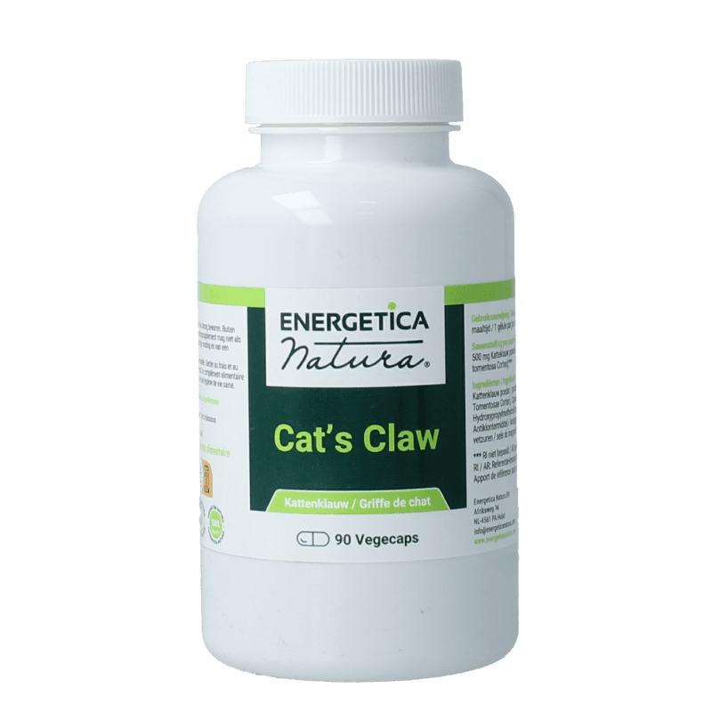 Energetica Natura Cat's claw 90.00 Vegetarische capsules