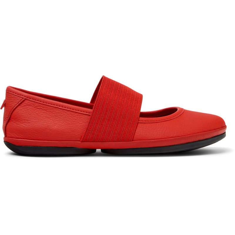 CAMPER Right Nina - Ballerines pour Femme - Rouge, taille 40, Cuir lisse