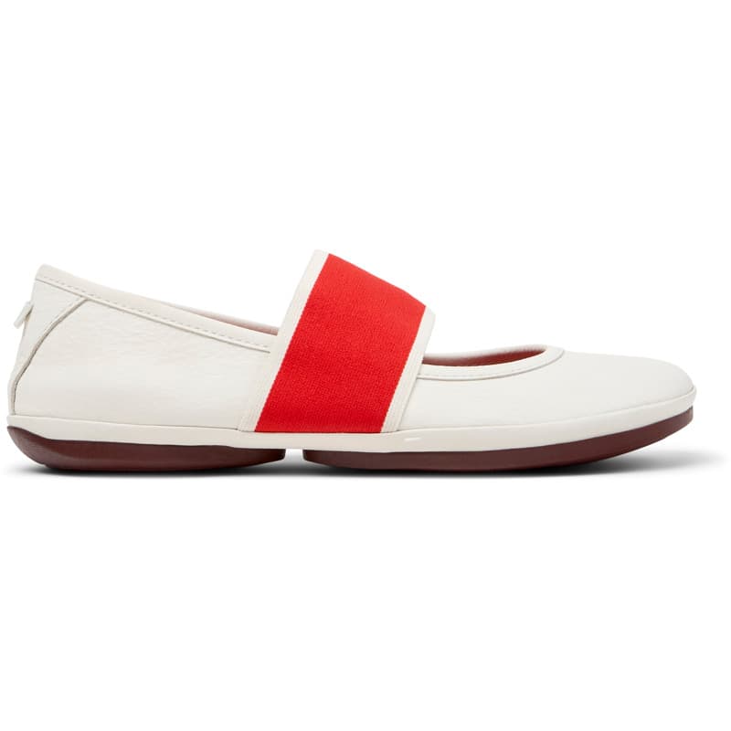 CAMPER Right Nina - Chaussures casual pour Femme - Blanc, taille 36, Cuir lisse