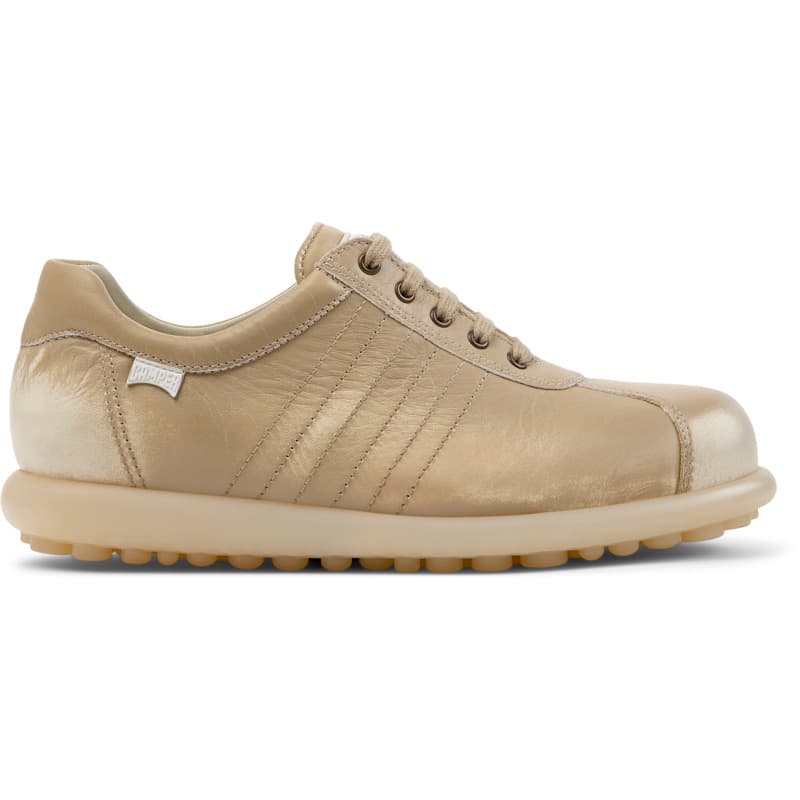 CAMPER Pelotas - Chaussures casual pour Femme - Blanc,Beige, taille 37, Cuir lisse