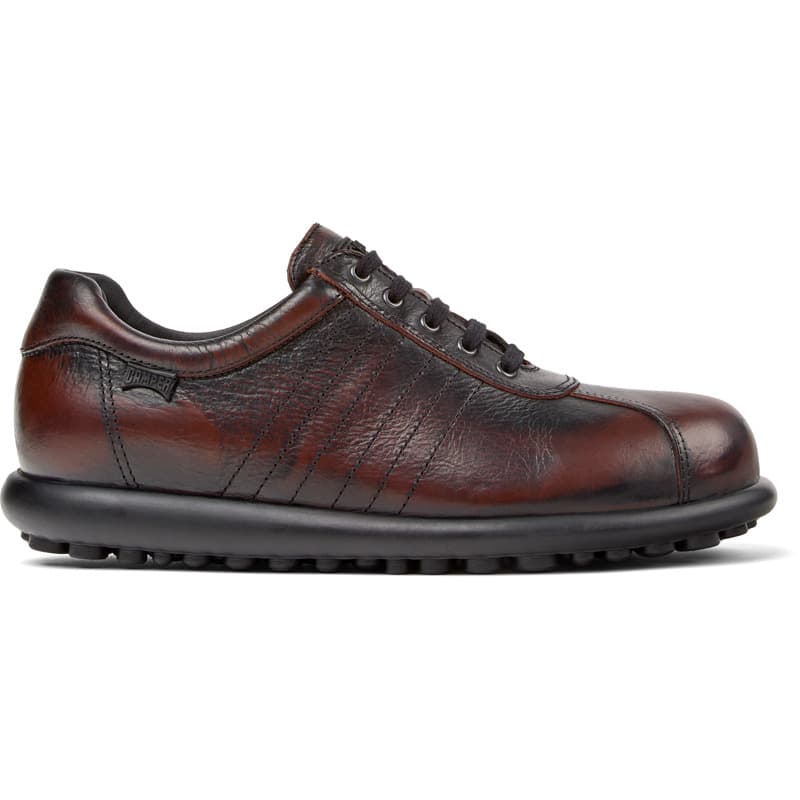 CAMPER Pelotas - Chaussures casual pour Femme - Bourgogne,Noir, taille 37, Cuir lisse