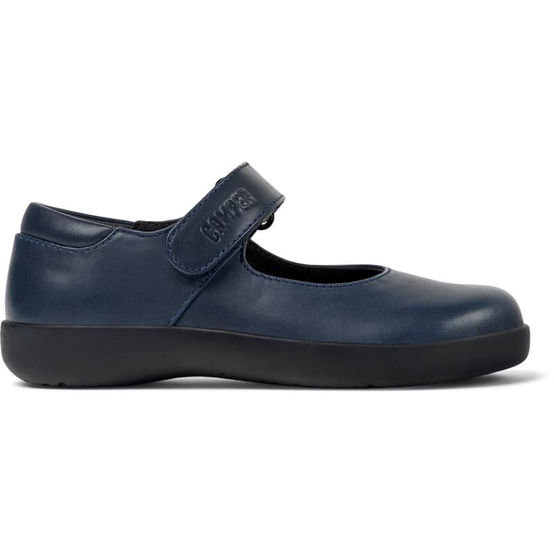 CAMPER Spiral Comet - Ballerines pour Filles - Bleu, taille 25, Cuir lisse