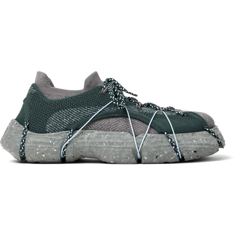 CAMPER Roku - Baskets pour Homme - Vert,Bleu,Gris, taille 44, Tissu en coton