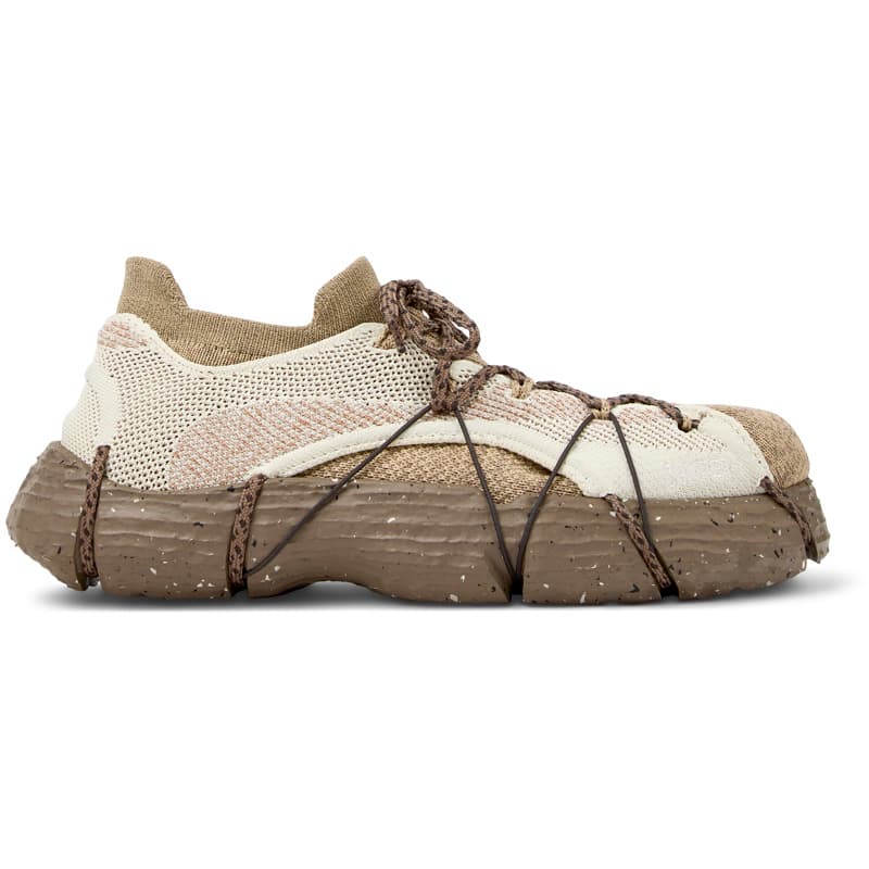CAMPER Roku - Baskets pour Homme - Blanc,Beige,Nude, taille 40, Tissu en coton