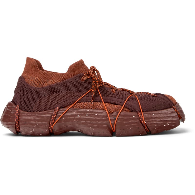 CAMPER Roku - Chaussures casual pour Homme - Bourgogne,Marron,Orange, taille 41, Tissu en coton