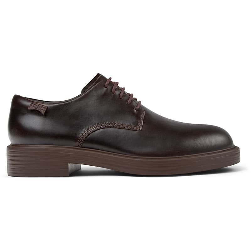 CAMPER Dean - Chaussures habillées pour Homme - Marron, taille 42, Cuir lisse