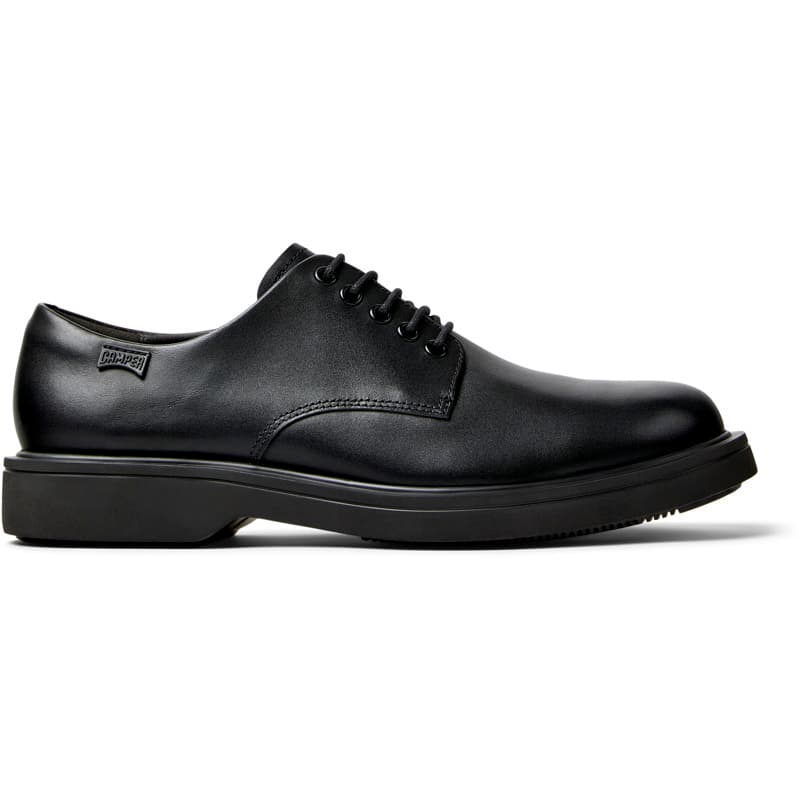 CAMPER Norman - Chaussures habillées pour Homme - Noir, taille 46, Cuir lisse