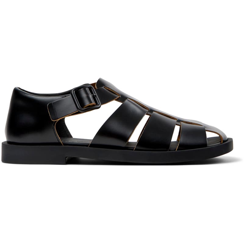CAMPER Don - Sandales pour Homme - Noir, taille 45, Cuir lisse