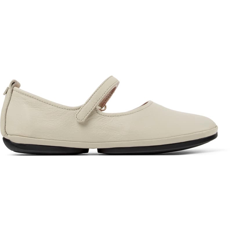 CAMPER Right Nina - Ballerines pour Femme - Beige, taille 36, Cuir lisse