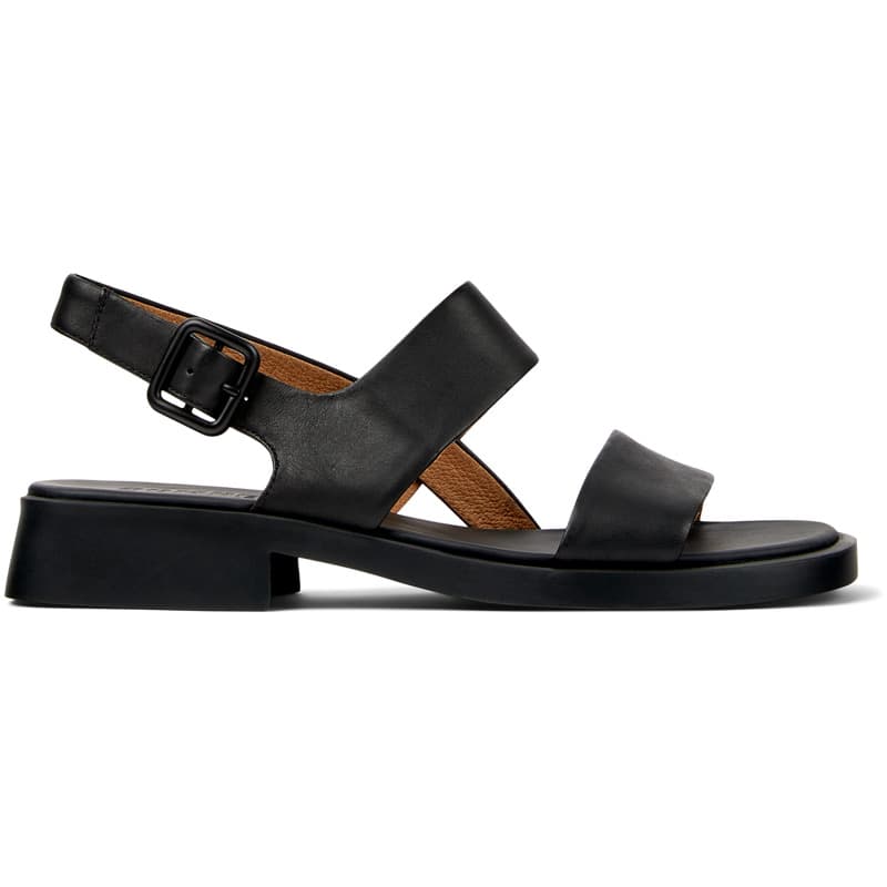 CAMPER Dana - Sandales pour Femme - Noir, taille 40, Cuir lisse