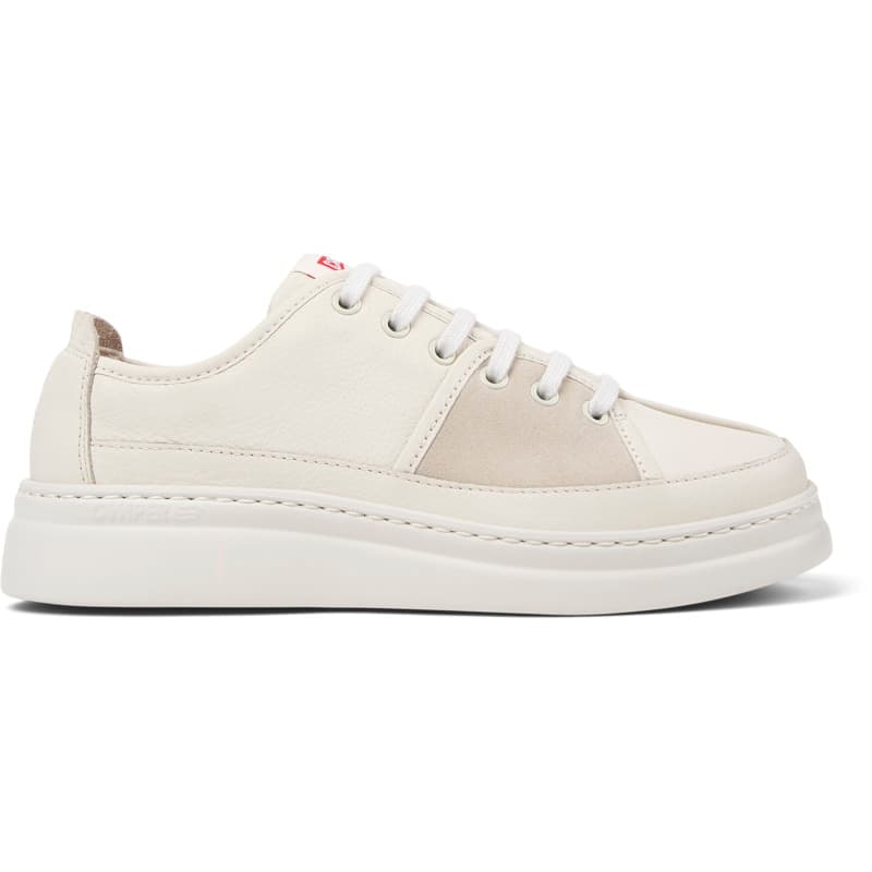 CAMPER Twins - Baskets pour Femme - Blanc,Beige, taille 38, Cuir lisse