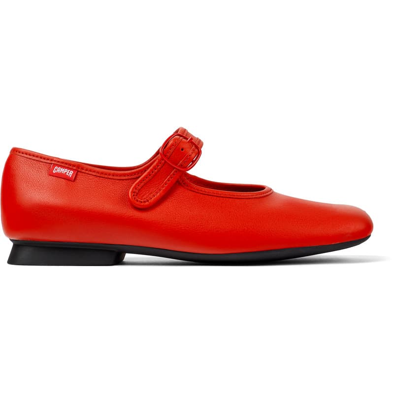 CAMPER Casi Myra - Chaussures habillées pour Femme - Rouge, taille 35, Cuir lisse
