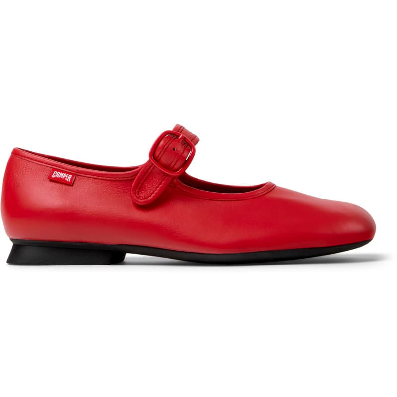 CAMPER Casi Myra - Ballerines pour Femme - Rouge, taille 37, Cuir lisse