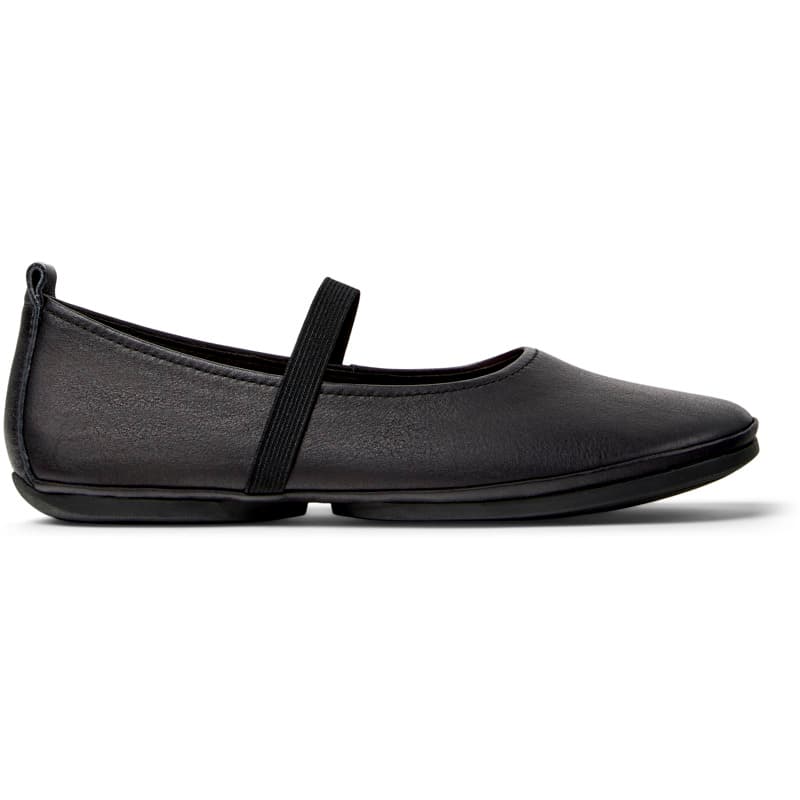 CAMPER Right Nina - Ballerines pour Femme - Noir, taille 36, Cuir lisse