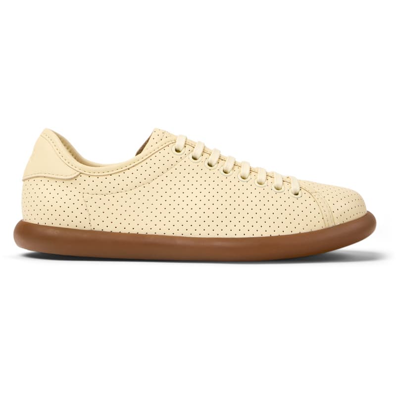 CAMPER Pelotas Soller - Baskets pour Femme - Jaune, taille 36, Cuir lisse