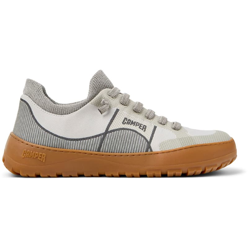 CAMPER Peu Serra - Chaussures casual pour Femme - Beige,Blanc,Gris, taille 36, Tissu en coton