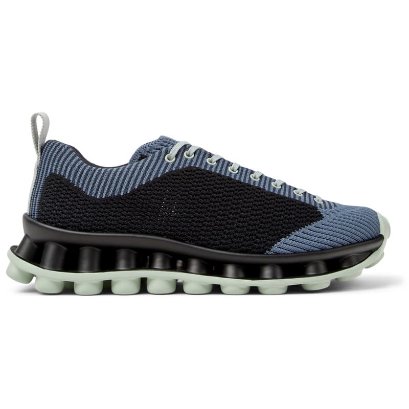 CAMPER Camper x SUNNEI - PELOTISSIMA - Baskets pour Femme - Noir,Bleu,Gris, taille 38, Tissu en coton