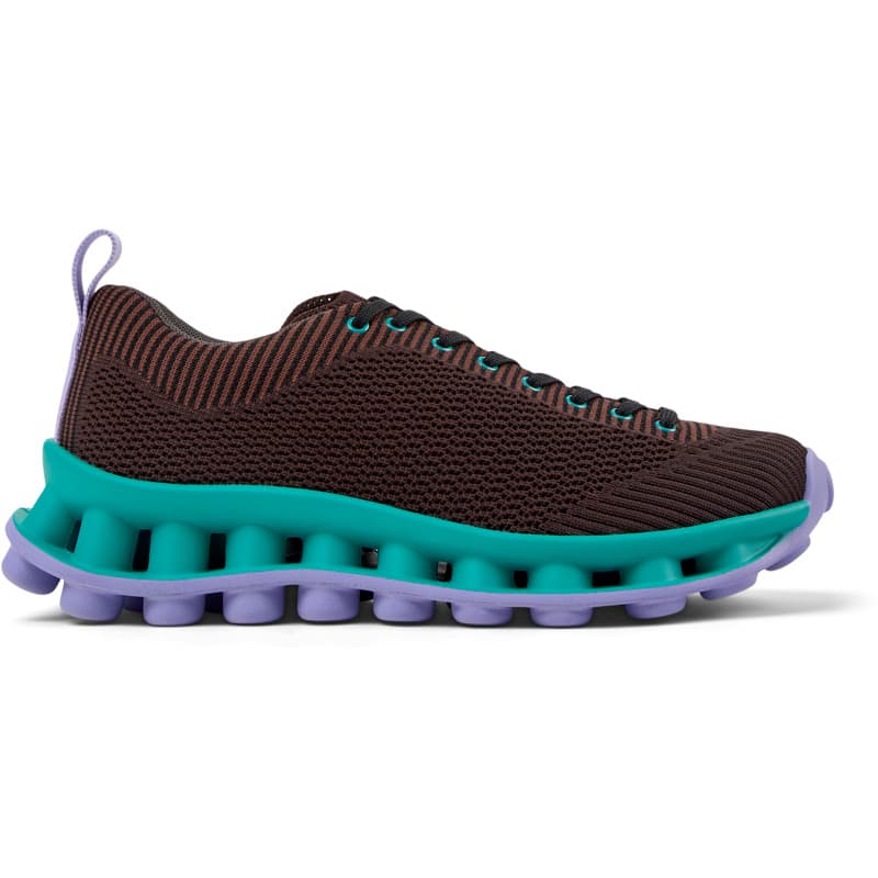CAMPER Camper x SUNNEI - PELOTISSIMA - Baskets pour Femme - Marron,Pourpre ,Noir, taille 39, Tissu en coton