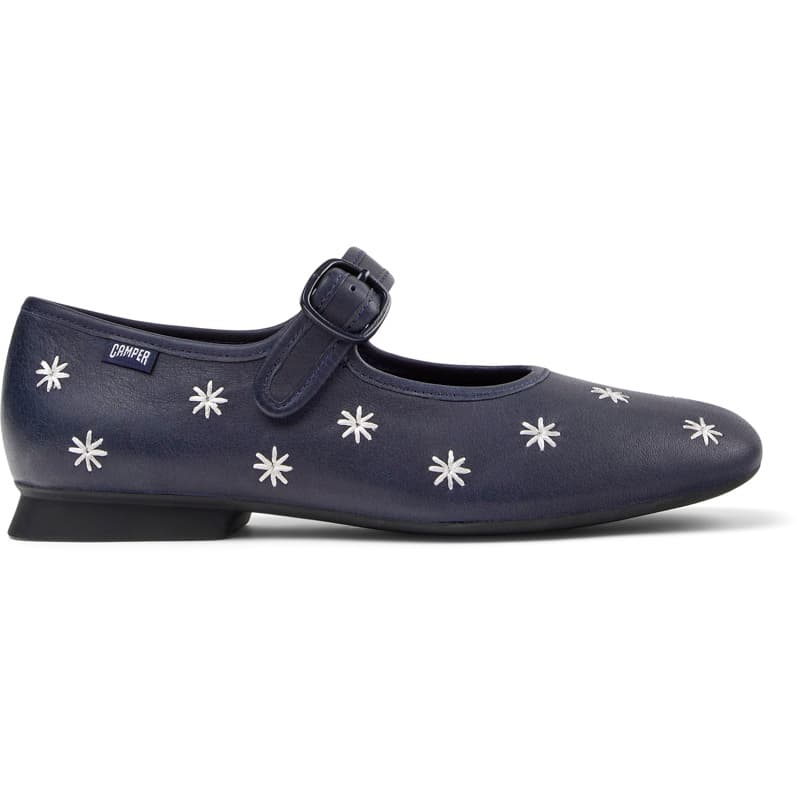 CAMPER Casi Myra - Ballerines pour Femme - Bleu, taille 37, Cuir lisse