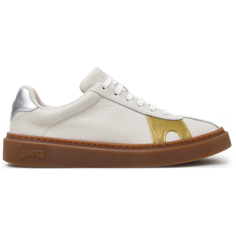 CAMPER Twins - Chaussures casual pour Femme - Blanc, taille 39, Cuir lisse