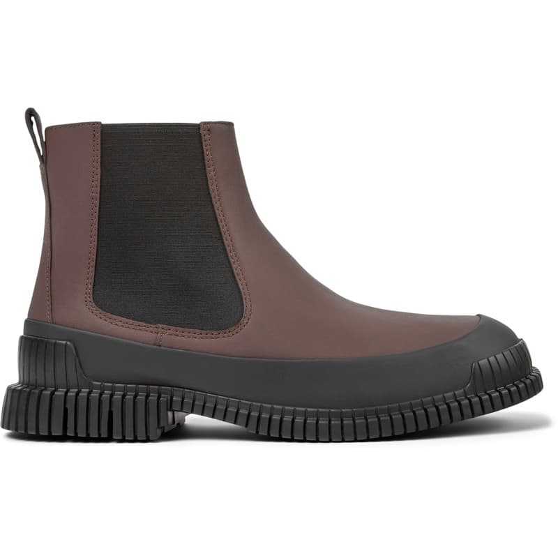 CAMPER Pix - Bottines pour Homme - Marron,Noir, taille 44, Cuir lisse