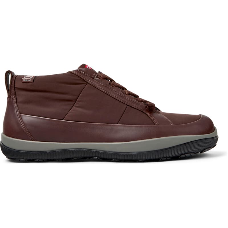 CAMPER Peu Pista GM - PrimaLoft - Bottines pour Homme - Marron, taille 46, Tissu en coton/Cuir lisse