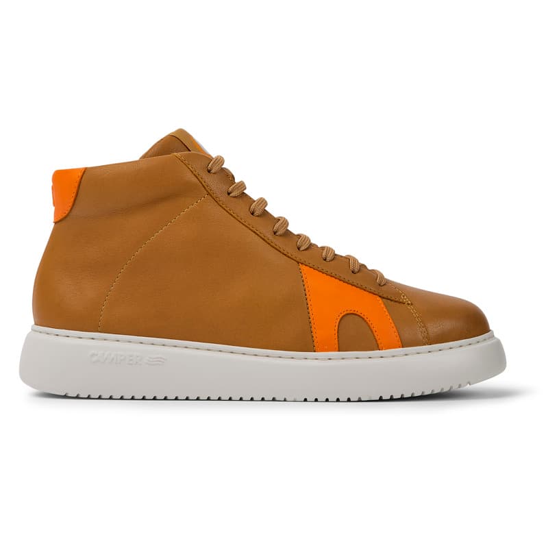 CAMPER Runner K21 - Bottines pour Homme - Marron, taille 40, Cuir lisse