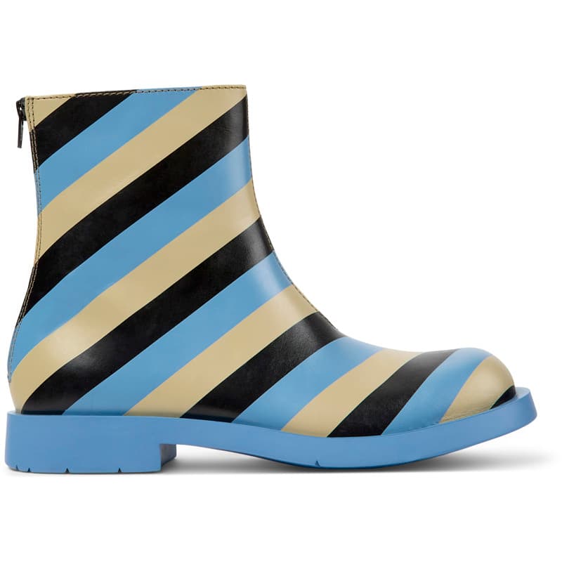 CAMPER MIL 1978 - Bottines pour Homme - Beige,Bleu,Noir, taille 44, Cuir lisse