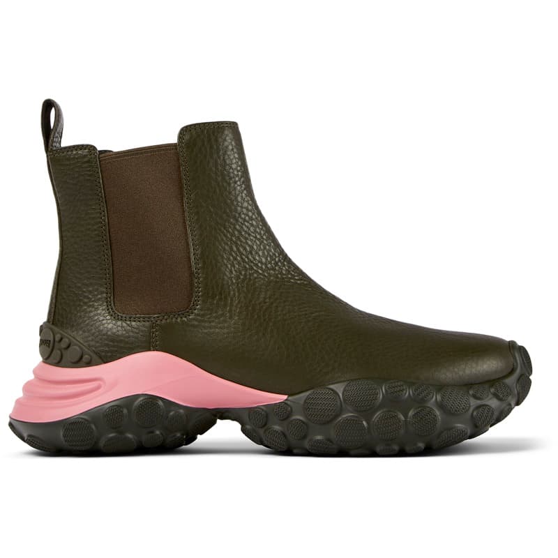 CAMPER Pelotas Mars - Bottines pour Homme - Vert, taille 39, Cuir lisse