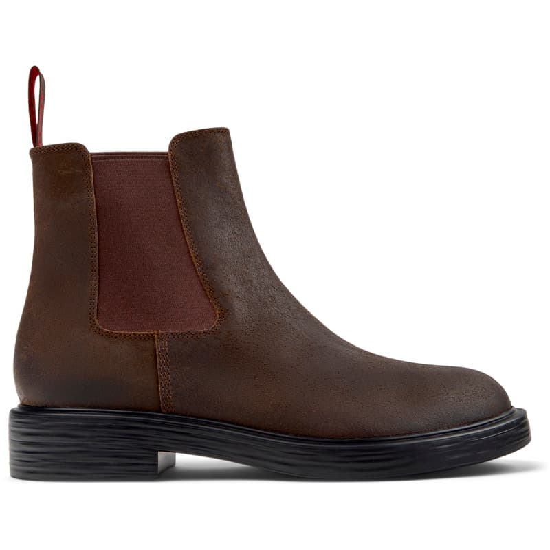 CAMPER Dean - Bottines pour Homme - Marron, taille 42, Cuir velours