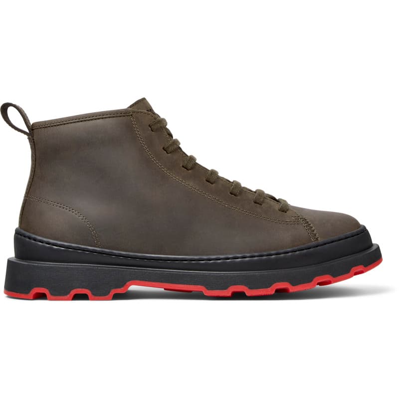 CAMPER Brutus+ - Bottines pour Homme - Vert, taille 44, Cuir velours
