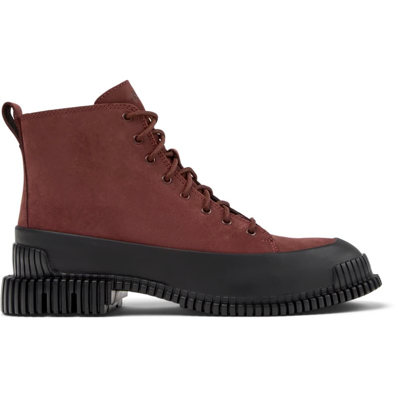 CAMPER Pix - Chaussures casual pour Femme - Bourgogne,Noir, taille 41, Cuir lisse