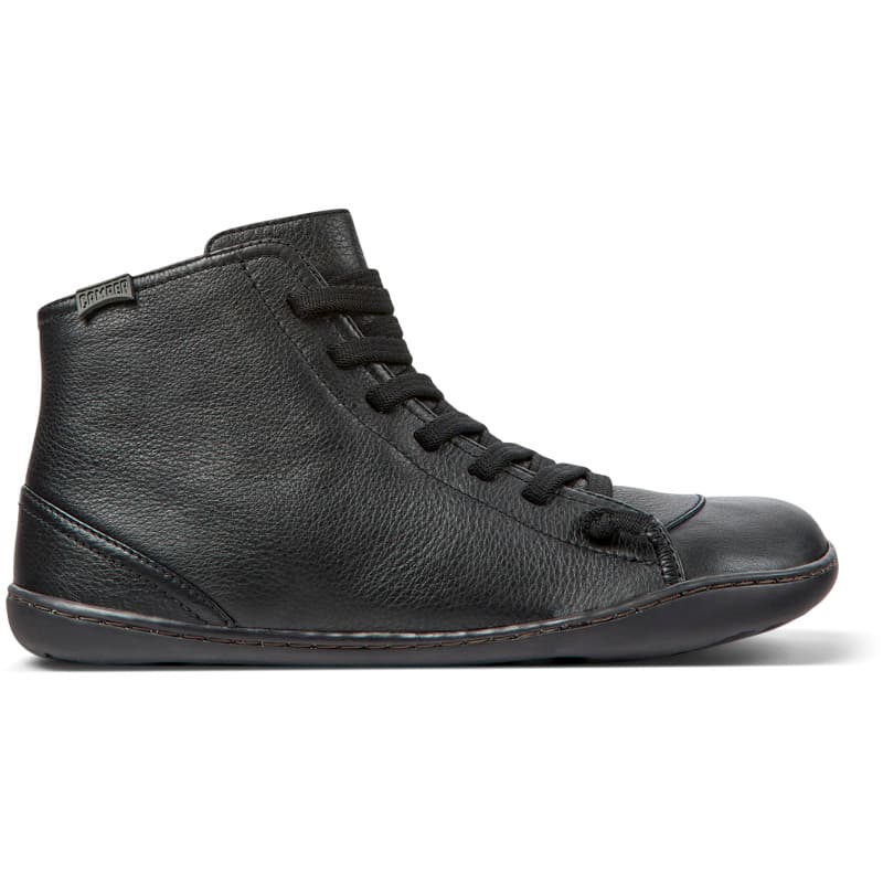 CAMPER Peu - Bottines pour Femme - Noir, taille 35, Cuir lisse