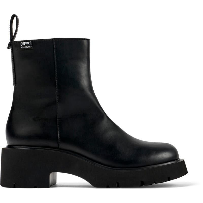 CAMPER Milah - Bottes pour Femme - Noir, taille 41, Cuir lisse