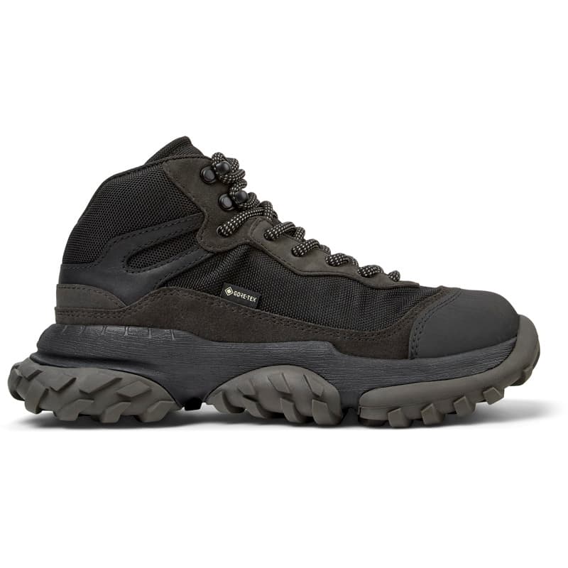 CAMPER Karst Trek - Bottines pour Femme - Noir,Gris, taille 37, Tissu en coton