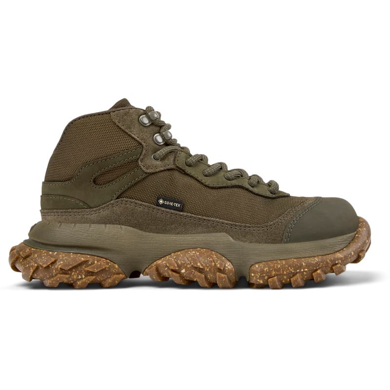 CAMPER Karst Trek - Bottines pour Femme - Vert, taille 37, Tissu en coton