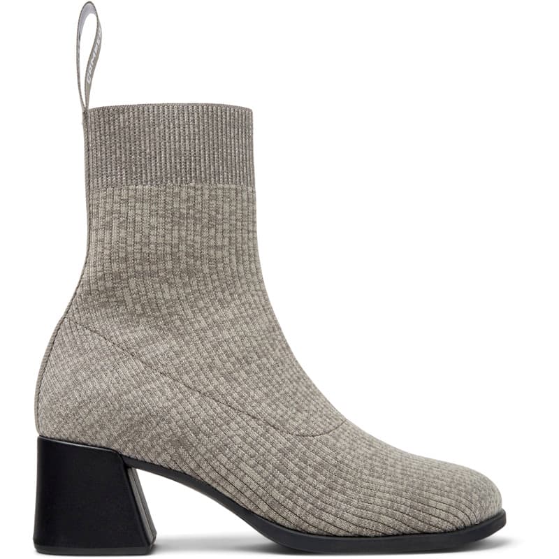 CAMPER Kora - TENCEL - Bottines pour Femme - Gris, taille 36, Tissu en coton