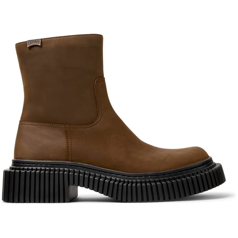 CAMPER Pix Berlin - Bottines pour Femme - Marron, taille 41, Cuir velours