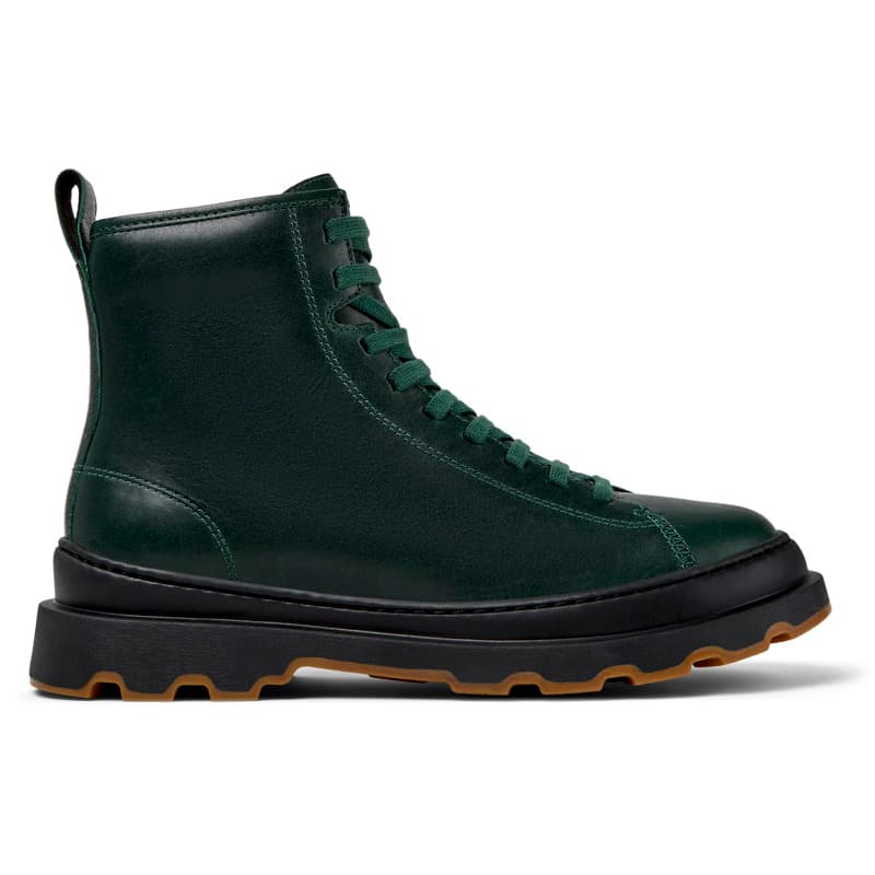 CAMPER Brutus+ - Bottines pour Femme - Vert, taille 41, Cuir lisse