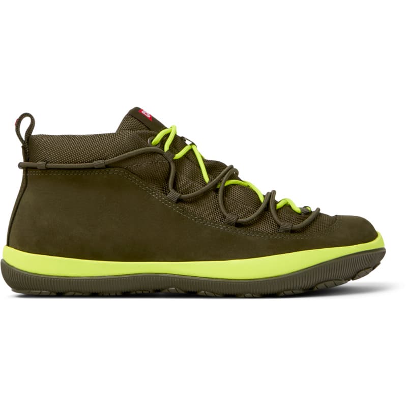 CAMPER Peu Pista GM - Bottines pour Femme - Vert, taille 36, Tissu en coton