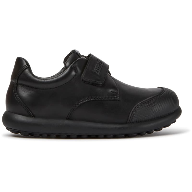 CAMPER Pelotas - Baskets pour Filles - Noir, taille 29, Cuir lisse/Tissu en coton