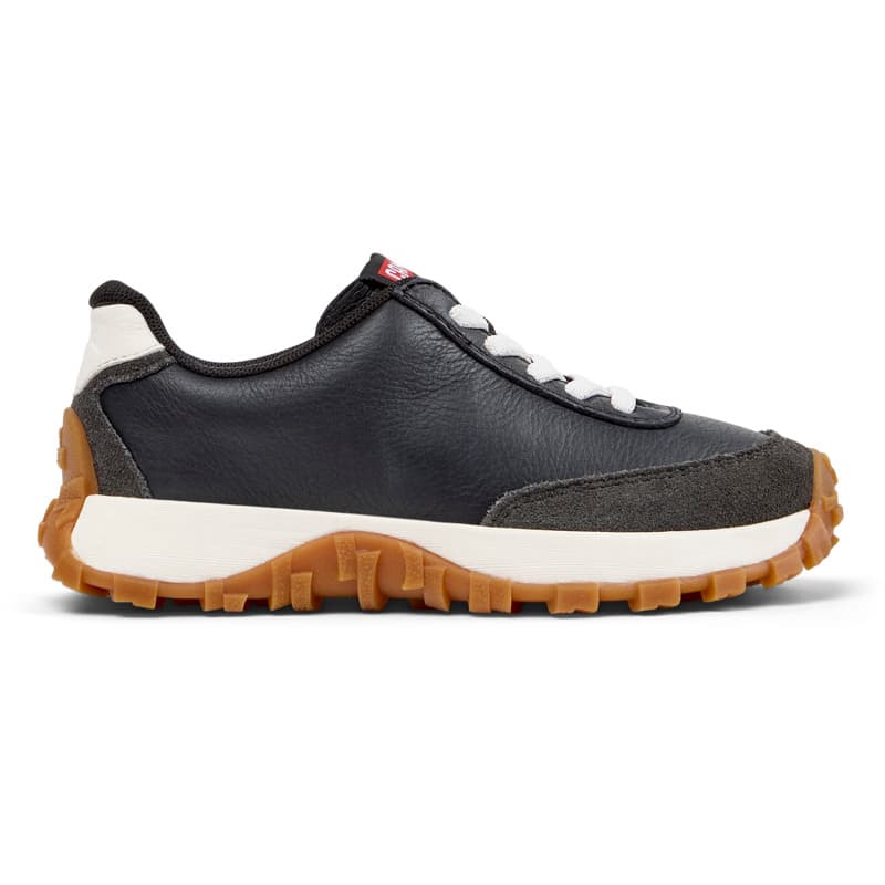CAMPER Drift Trail - Baskets pour Filles - Noir, taille 28, Cuir lisse