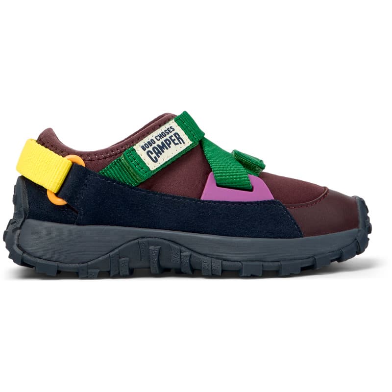 CAMPER Bobo Choses x Camper - Chaussures casual chic pour Filles - Bourgogne,Bleu, taille 28, Tissu en coton