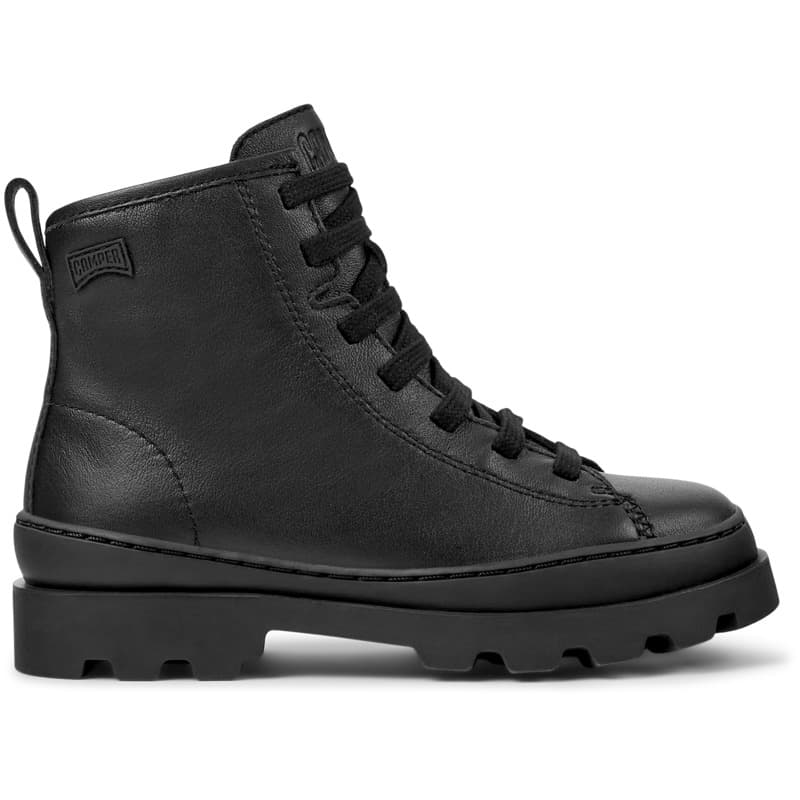 CAMPER Brutus - Bottes pour Filles - Noir, taille 28, Cuir lisse