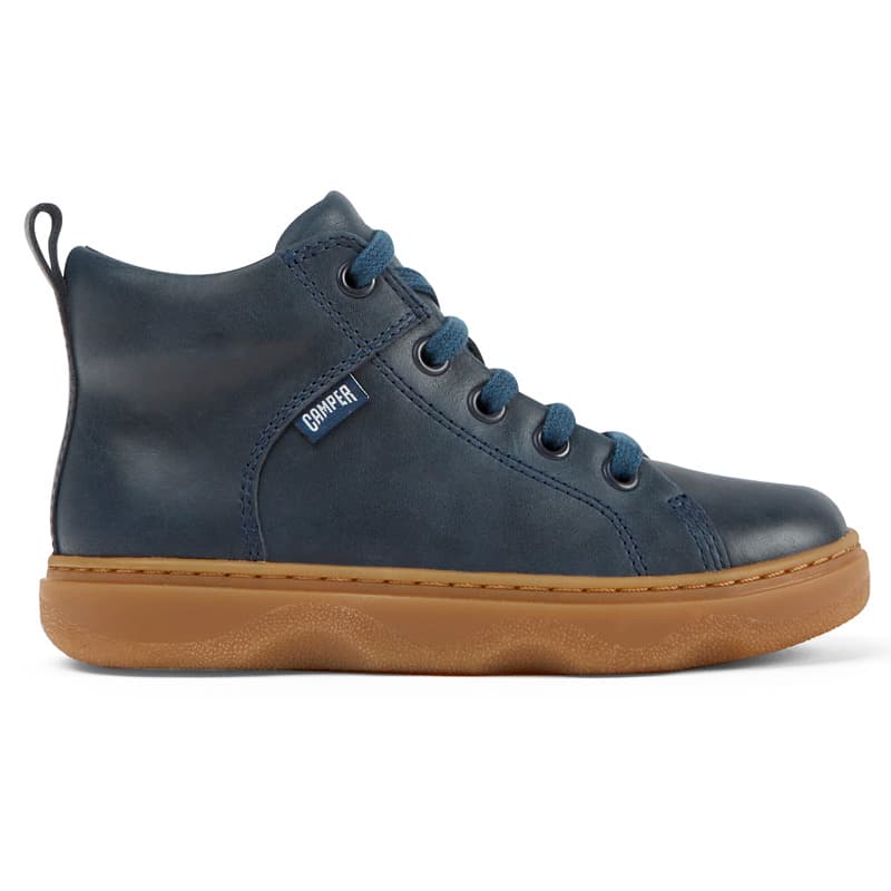 CAMPER Kiddo - Bottes pour Filles - Bleu, taille 29, Cuir lisse
