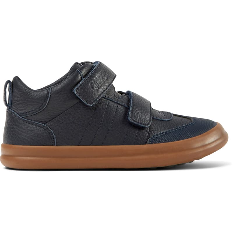 CAMPER Pursuit - Bottes pour Filles - Bleu, taille 30, Cuir lisse/Tissu en coton