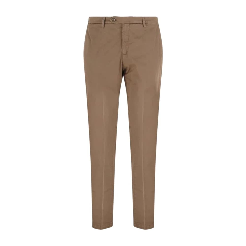 Naviglio Cropped Broek - Heren - Chino's - Bruin - S - Katoen - Broeken