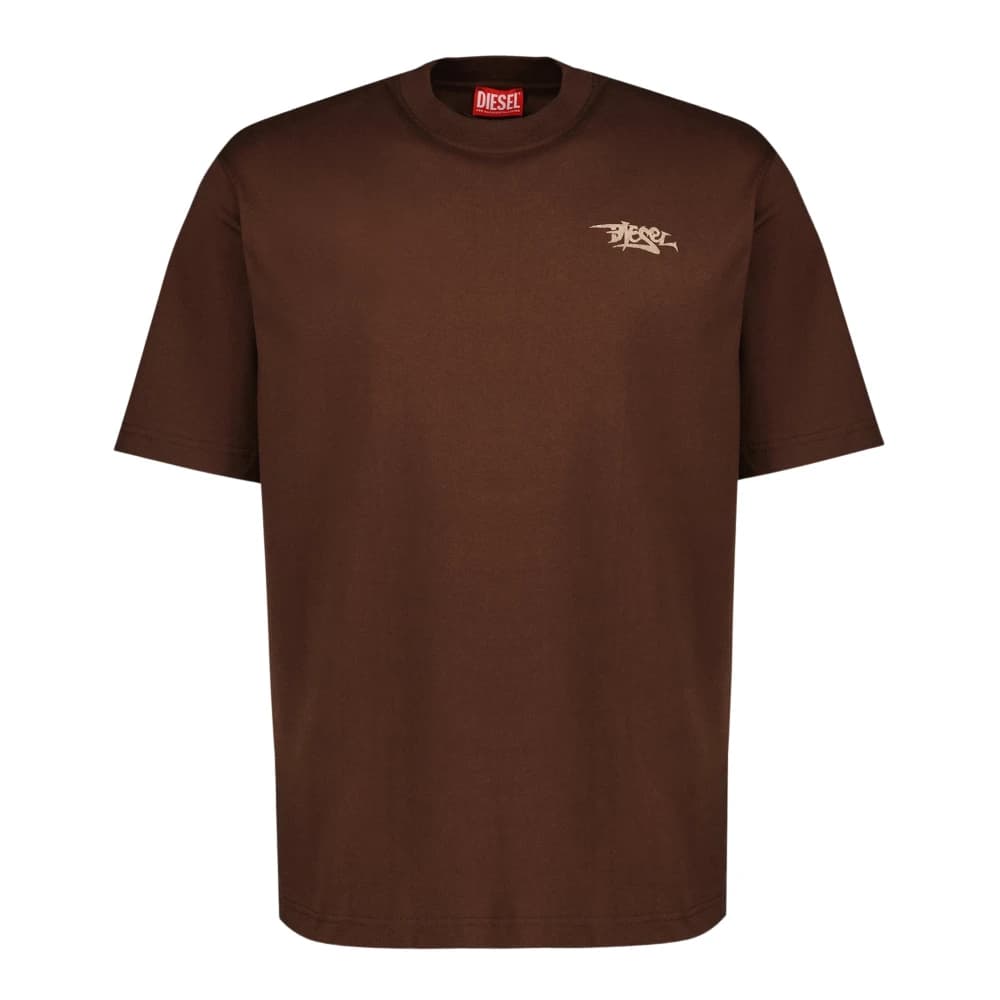T-boggy T-shirt - Heren - T-shirts - Bruin - S - Katoen - Tops