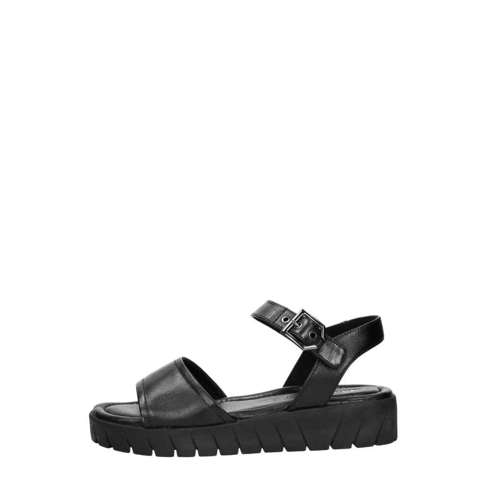 Sandalen Plat - Dames - Sandalen - Zwart - 42 EU - Schoenen