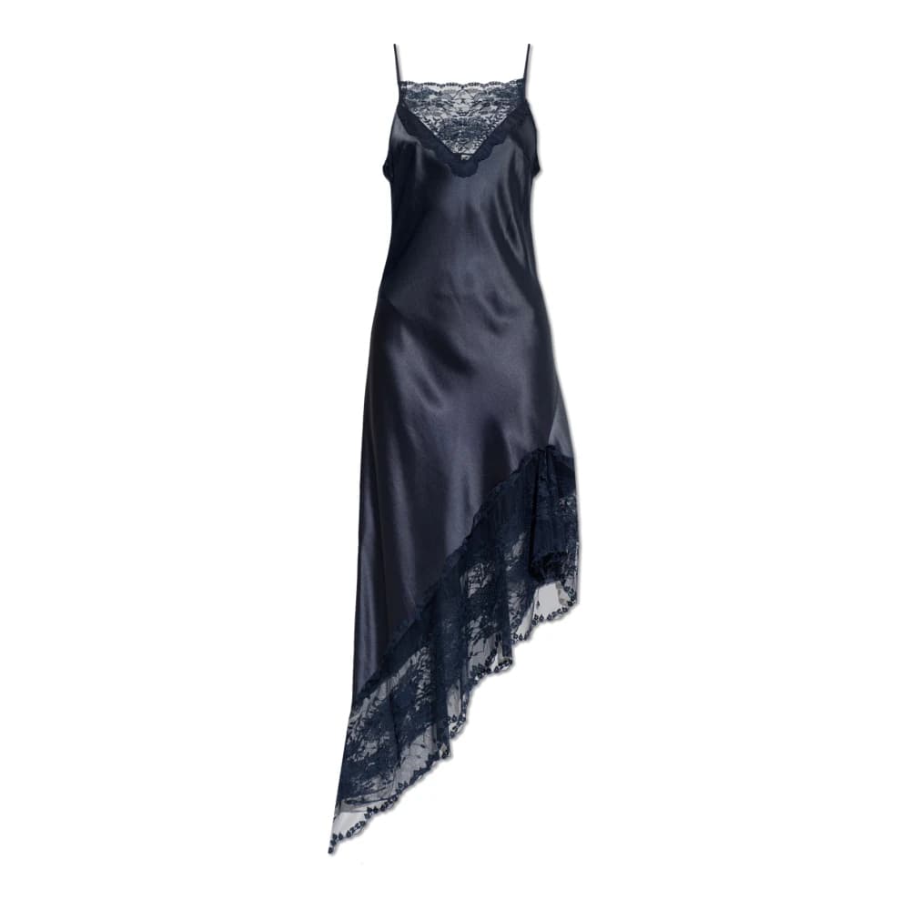 Laynee Dress - Dames - Casual kleedjes - Blauw - XS - Polyester - Kleedjes